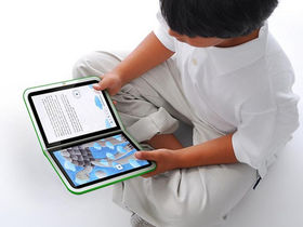 Low-cost laptop to feature two touch screens